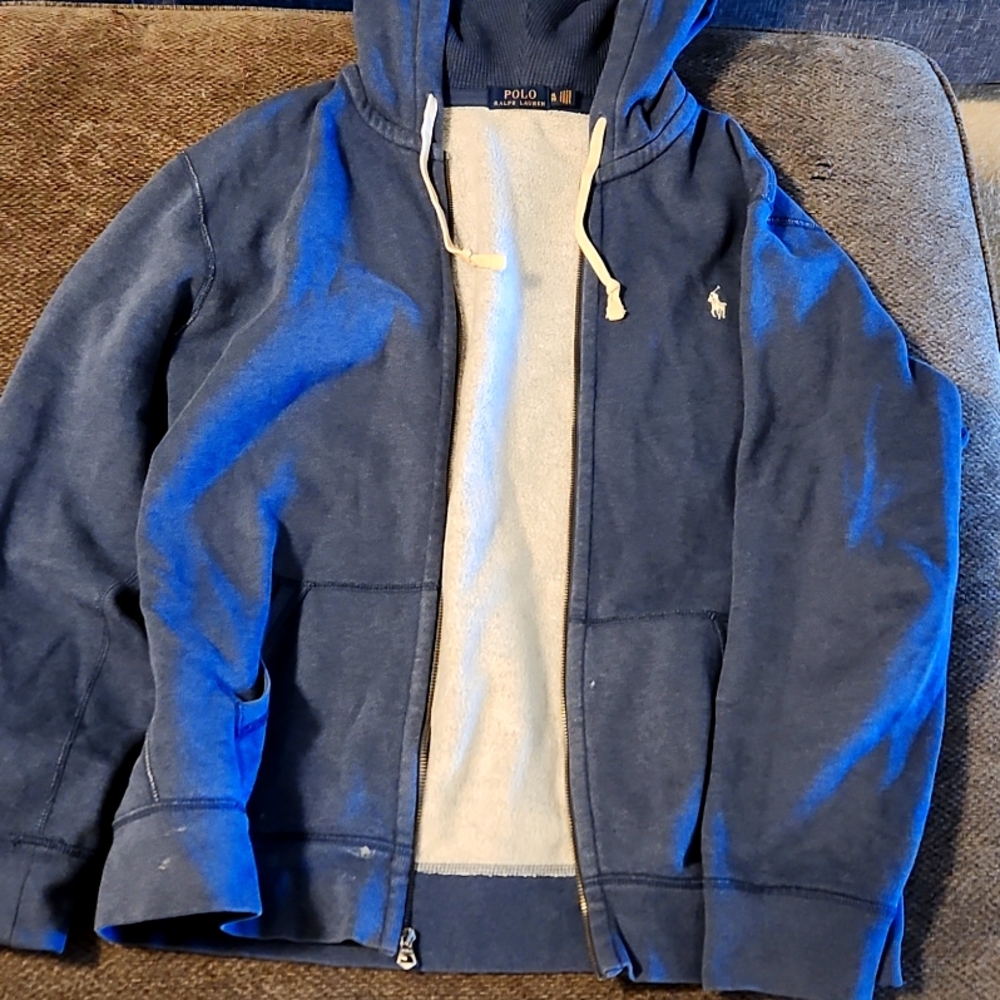 Ralph lauren polo blue hoodie xl